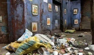 Hindu Gods on wall