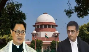 Kiren Rijiju, CJI DY Chandrachud